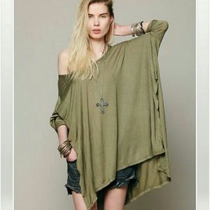 Free People Big Dipper Oversized Shirt